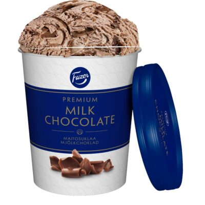 Fazer Premium kermajäätelö maitosuklaa 480ml