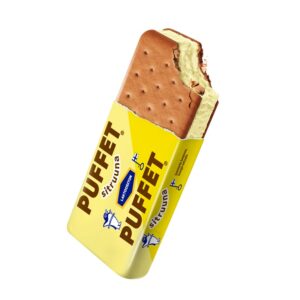 Puffet Laktoositon välipalajäätelö Sitruuna 62g/1,1dl