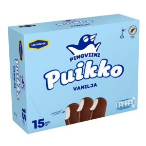 Pingviini puikko 15x32g vanilja laktoositon mpk