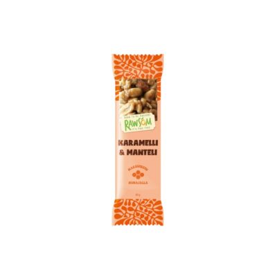 Rawsom pähkinäpatukka 40g karamelli & manteli