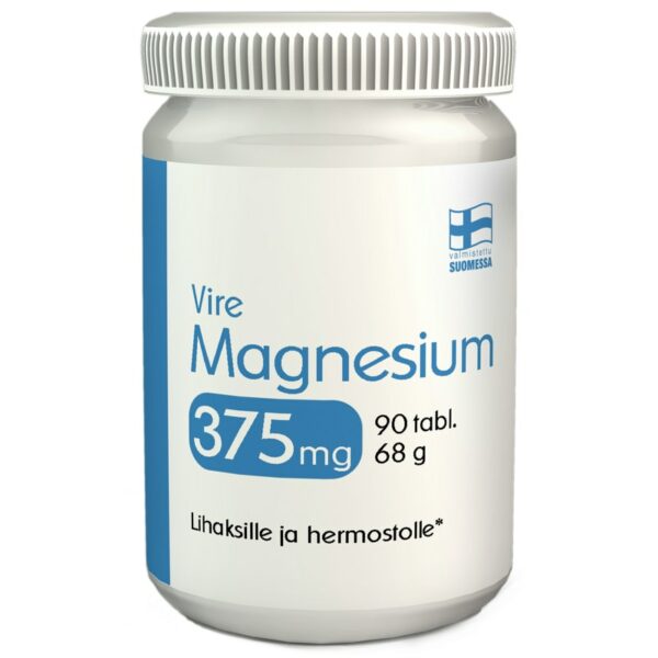 Vire Magnesium 375mg 90 tablettia 68g