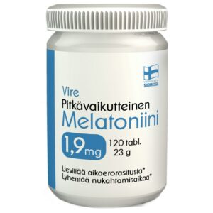 Vire Melatoniinivalmiste melatoniini 1,9 mg pitkävaikutteinen 120 tablettia 23 g