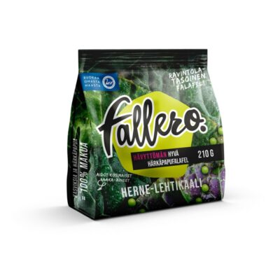 Fallero härkäpapu-herne-lehtikaalifalafel 210g