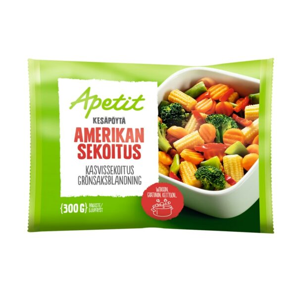 Apetit amerikansekoitus kasvissekoitus 300g pakaste