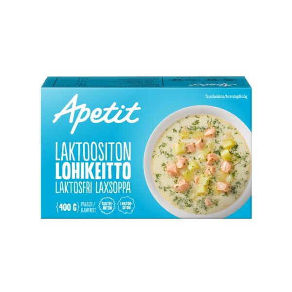 Apetit laktoositon lohikeitto 400g pakaste