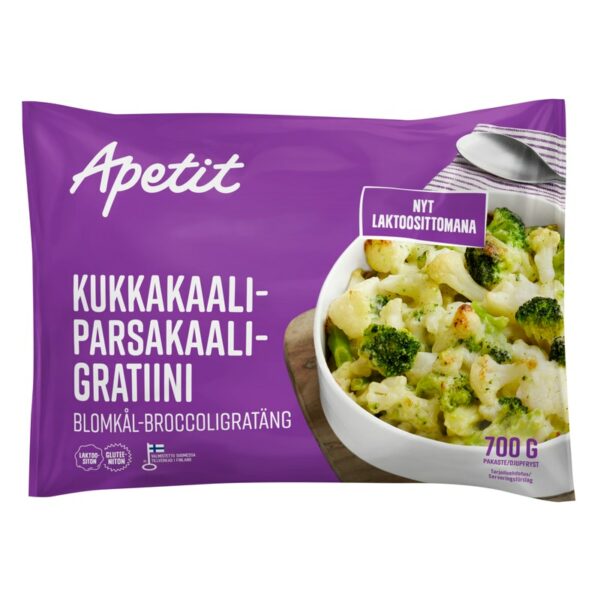 Apetit kukkakaali-parsakaaligratiini 700g pakaste