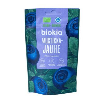 Biokia 30g Luomumustikkajauhe