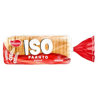 Vaasan Isopaahto vehnä 500 g paahtoleipä