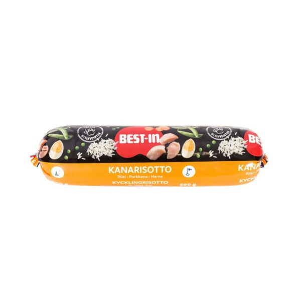 Best-In kanarisotto koiran tuoreruoka 500g riisi-porkkana-herne