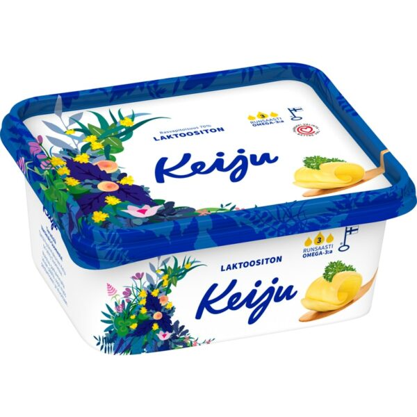 Keiju kasvirasvalevite 70% 600g laktoositon