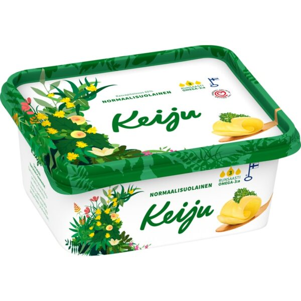 Keiju normaalisuolainen margariini 60% 600g