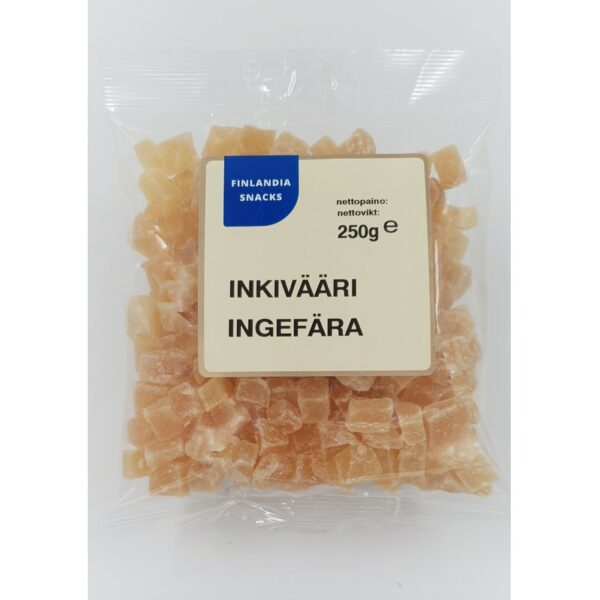 Finlandia Snacks sokeroitu Inkivääri 250g