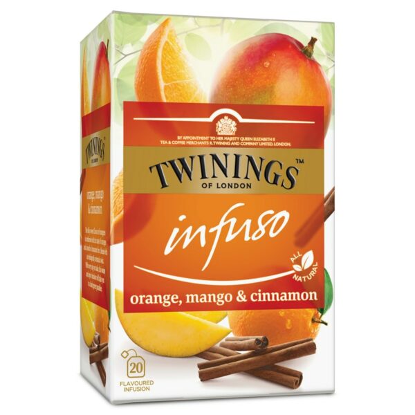 Twinings 20x2g Infuso orange mango cinnamon tee