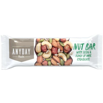Anyday Nut Bar with Seeds 40g pähkinäpatukka