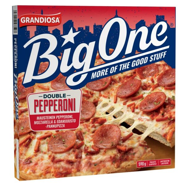 Grandiosa Big One pepperoni pan pizza 590g pakaste