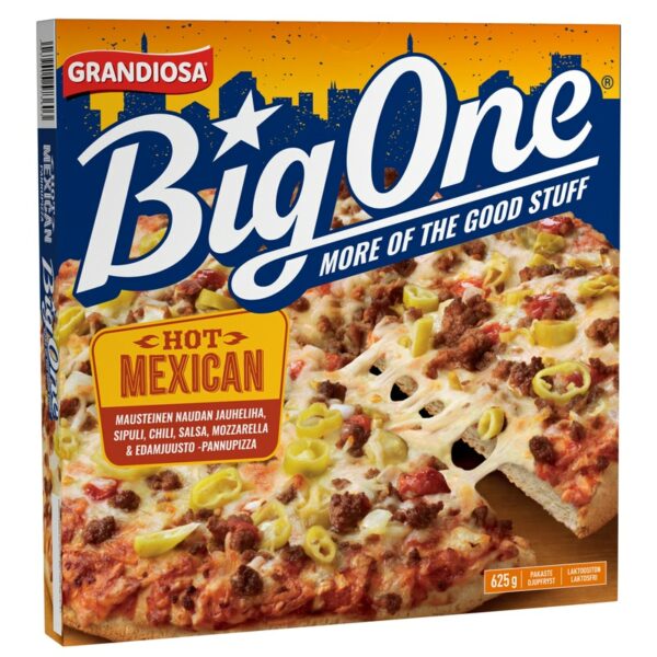 Grandiosa pizza Big One Hot Mexican 625g pakaste