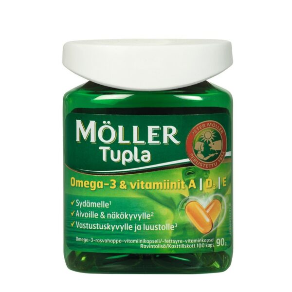 Möller Tupla Omega-3 100kaps 90g