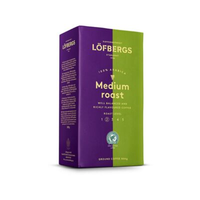 Löfbergs Medium Roast 500 g kahvi Rainforest Alliance