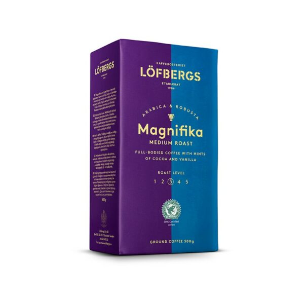 Löfbergs Magnifika kahvi 500 g Rainforest Alliance