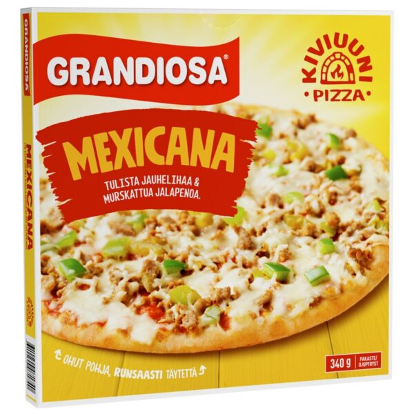 Grandiosa pizza Mexicana 340g kiviuunipizza pakaste