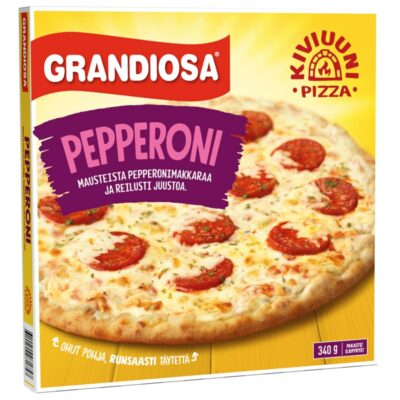 Grandiosa pizza Pepperoni 340g kiviuunipizza pakaste