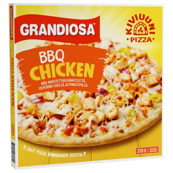 Grandiosa pizza BBQ Chicken 310g kiviuunipizza pakaste