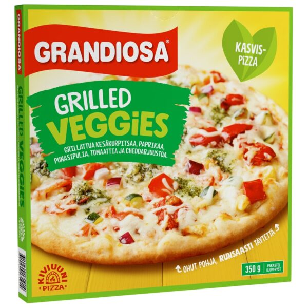 Grandiosa kiviuunipizza grilled veggies 350g pakaste