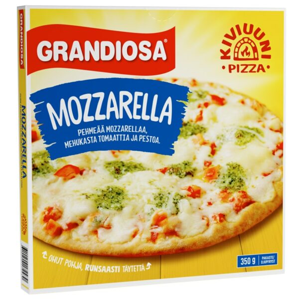 Grandiosa pizza Mozzarella 350g kiviuunipizza pakaste