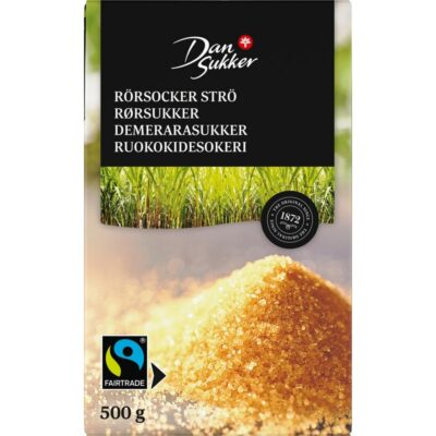 Dansukker Ruokokidesokeri 500g Reilun kaupan tuote