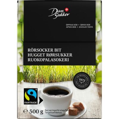 Dansukker Ruokopalasokeri 500g Reilun kaupan tuote