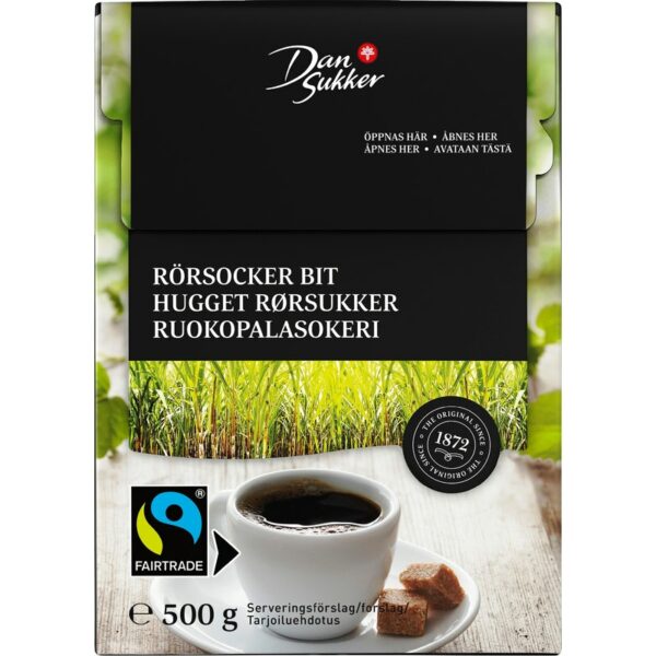 Dansukker Ruokopalasokeri 500g Reilun kaupan tuote