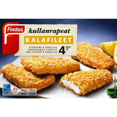 Findus Kullanrapeat kalafileet Sitruuna & Persilja 360 g