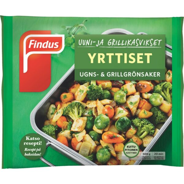 Findus Uuni&grillikasvikset 500g Yrttiset