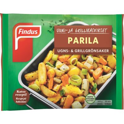 Findus Uuni- ja grillikasvikset Parila 500g