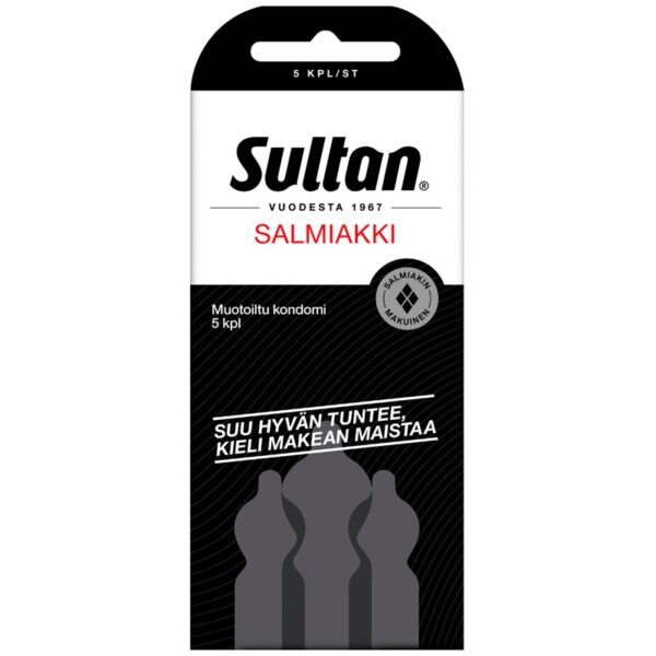 Sultan kondomi 5kpl Salmiakki