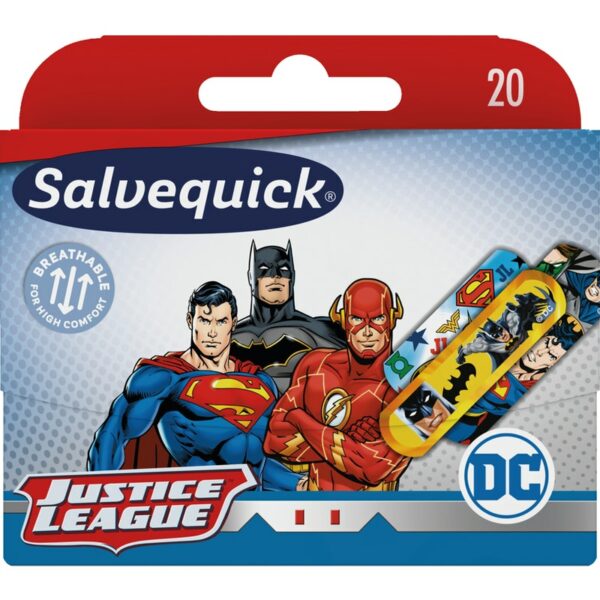 Salvequick lastenlaastari 20kpl Justice League