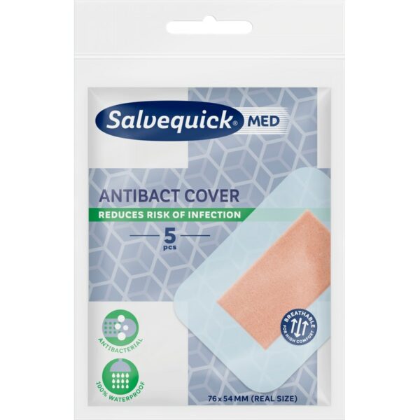 Salvequick MED laastari 5kpl Antibact
