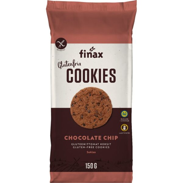 Finax Chocolate Chip Cookies 150g gluteeniton