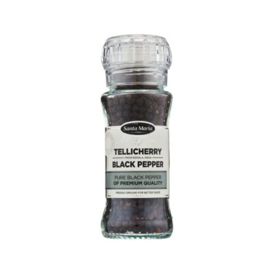 Santa Maria Tellicherry Black Pepper Mustapippurimylly 70g