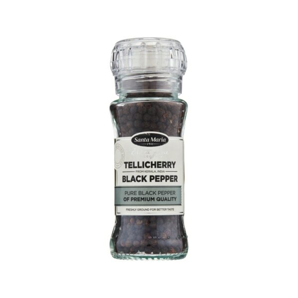 Santa Maria Tellicherry Black Pepper Mustapippurimylly 70g