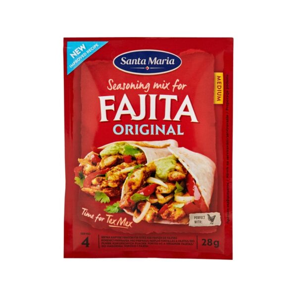 Santa Maria Fajita Spice Mix Original mausteseos kanalle 28g