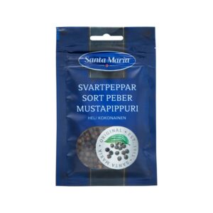 Santa Maria kokonainen Mustapippuri,  pussi 22g