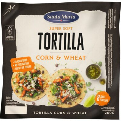 Santa Maria Tortilla Corn & Wheat Small (8-pack) 200g