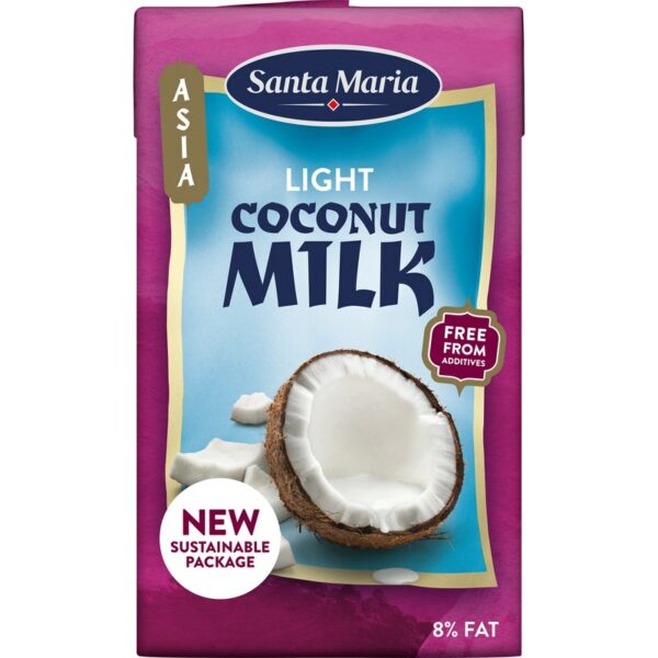 Santa Maria Coconut Milk Light Kookosmaito Vähärasvainen 250ml