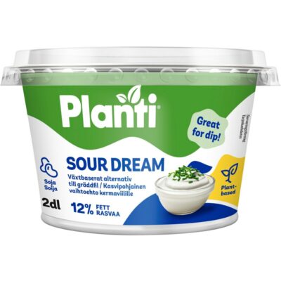 Planti Sour Dream hapatettu ruoanlaittovalmiste luomusoijapavuista 2dl