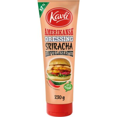 Kavli Hampurilaiskastike 230g Sriracha Vege