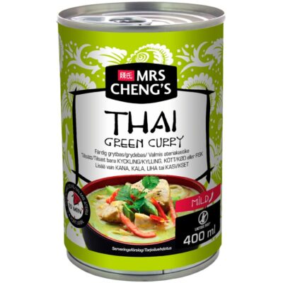 Mrs Chengs ateriakastike 400ml Thai Green