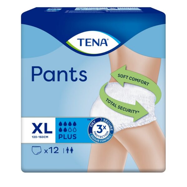 Tena Pants Inkohousu 12kpl Plus XL
