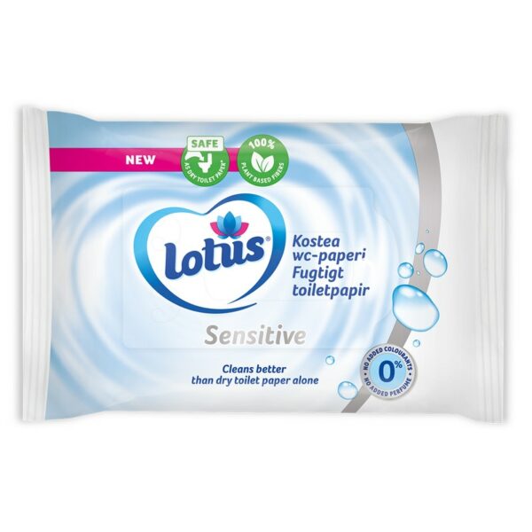Lotus kostea wc-paperi 42kpl Sensitive