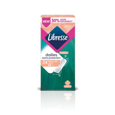 Libresse pikkuhousunsuoja Regular Extra Protection 24kpl